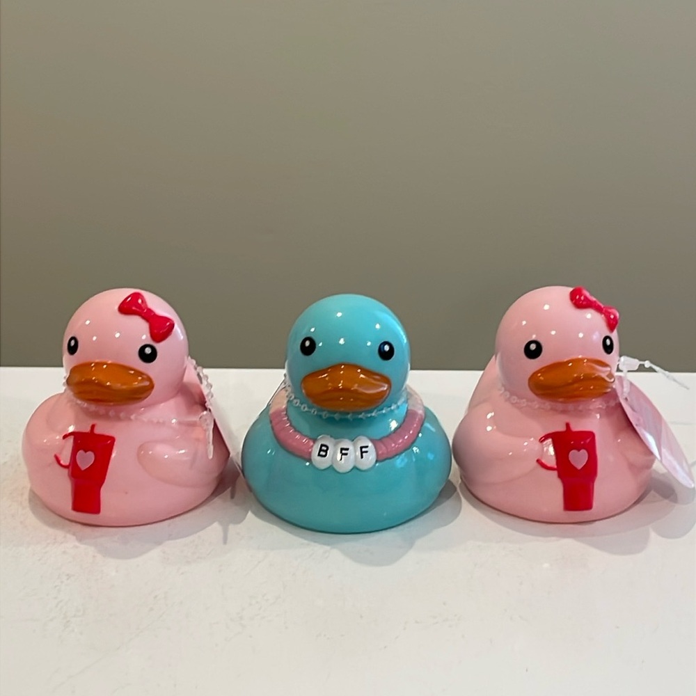 New Target Bullseye Playground Valentine’s Day Rubber Ducks - BFF & Stanley